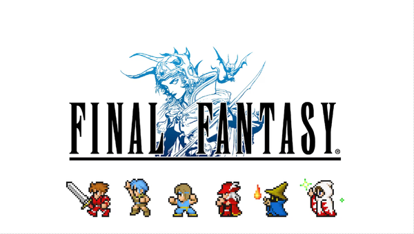 Final Fantasy 1 Pixel Remaster Key Art