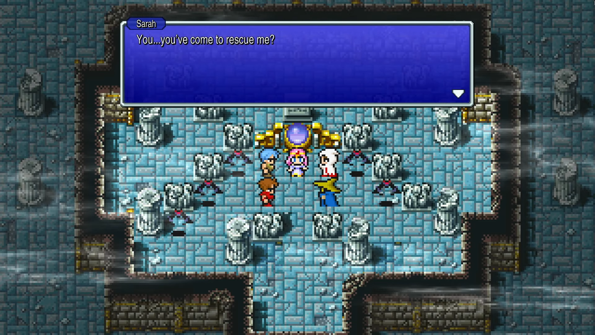 Rescue of Princess Sarah in Final Fantasy I Chapter 1