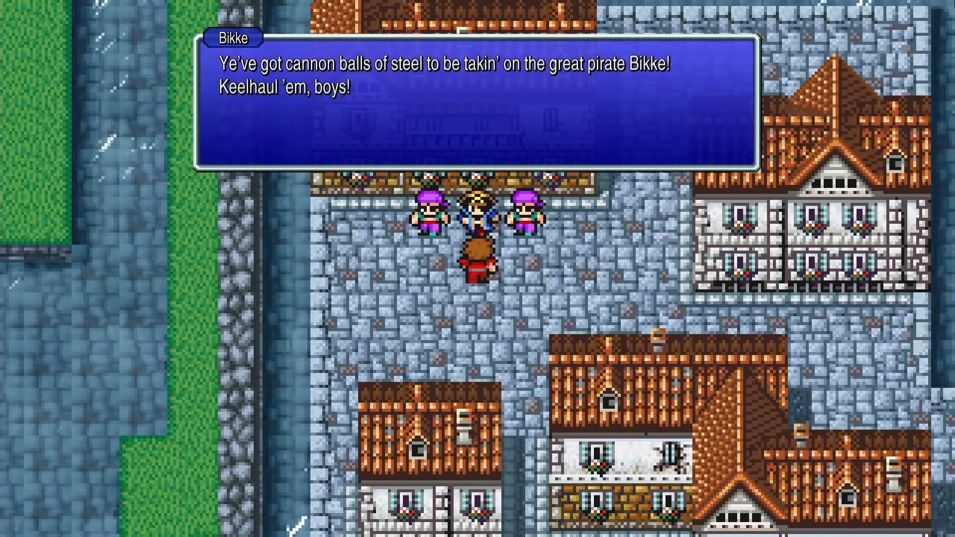 Pravoka town Final Fantasy 1