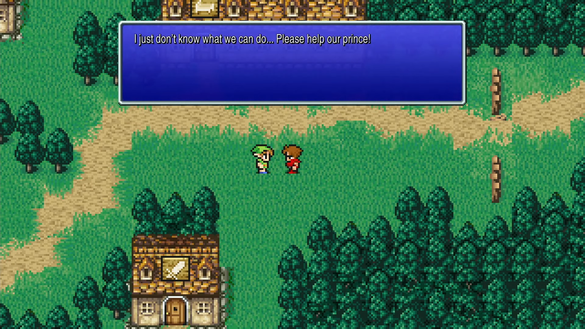 Elfheim and the Marsh Cave in Final Fantasy 1