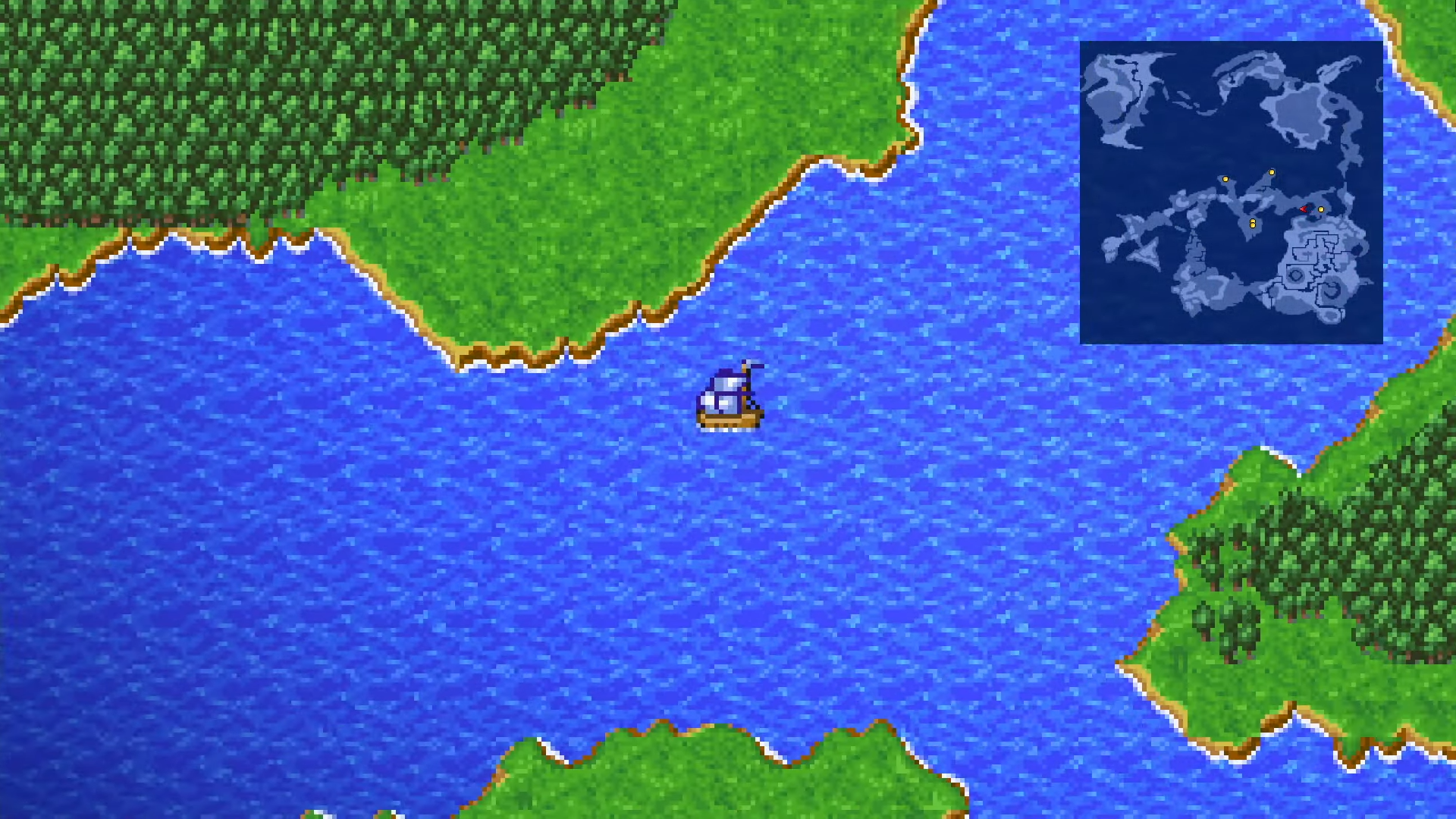 Sailing to the western continent towards Elfheim