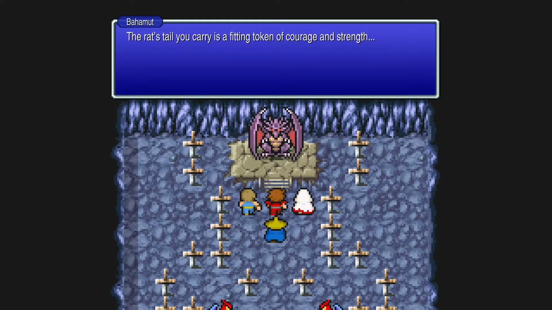 Presenting the Rat's Tail to King Bahamut