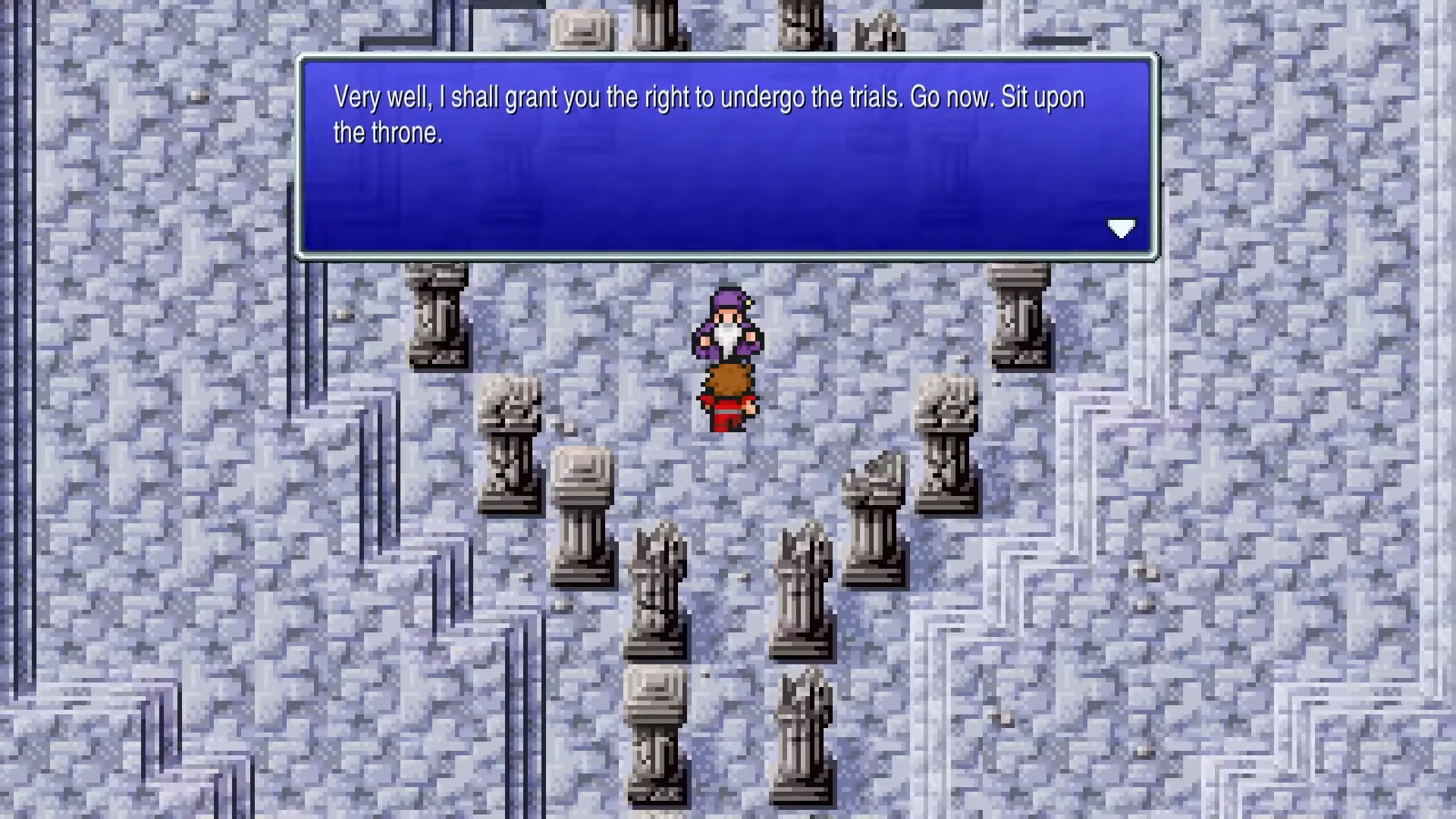 The Citadel of Trials and Bahamut's lair in Final Fantasy 1