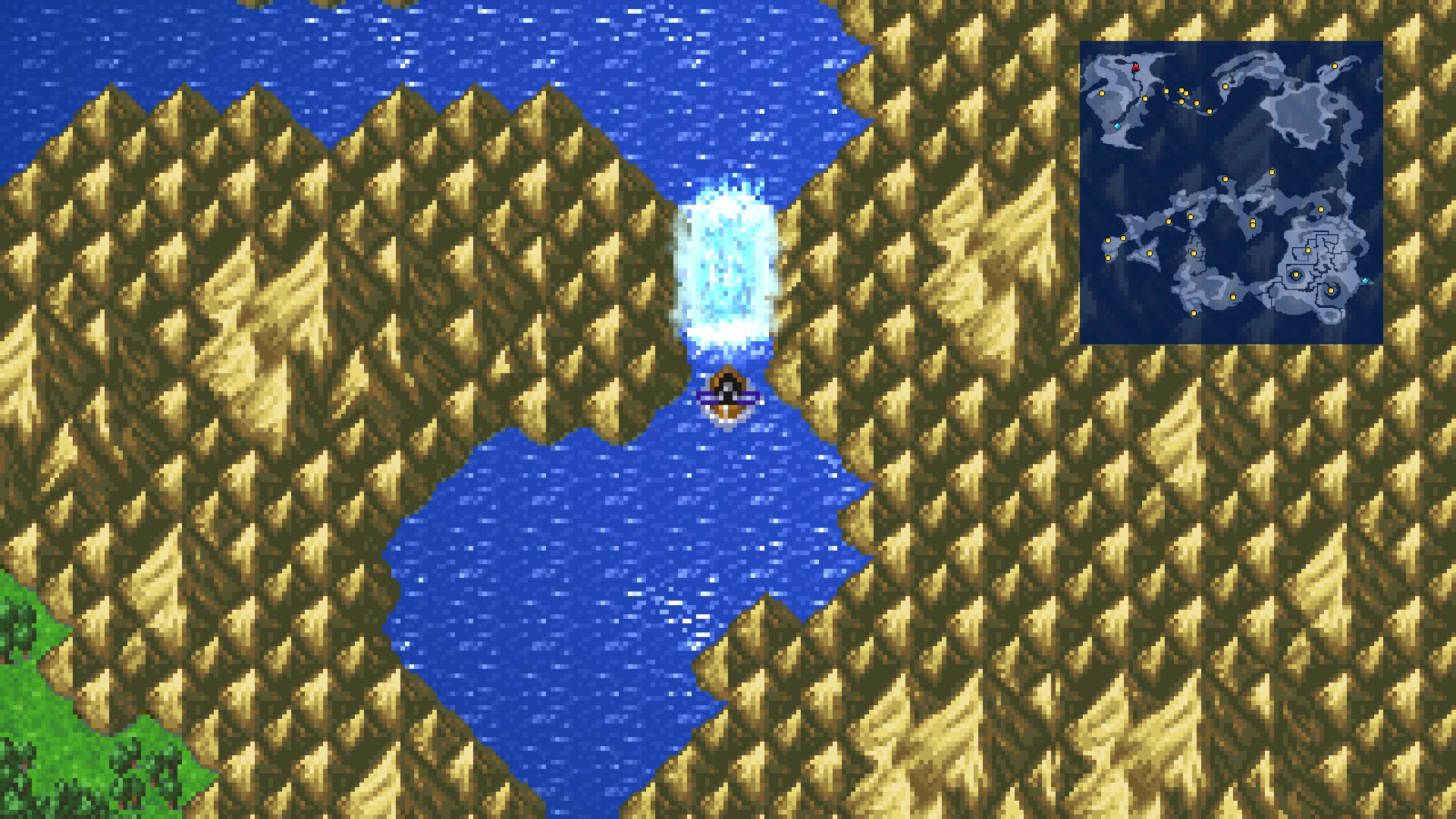 The entrance to the Waterfall Cavern