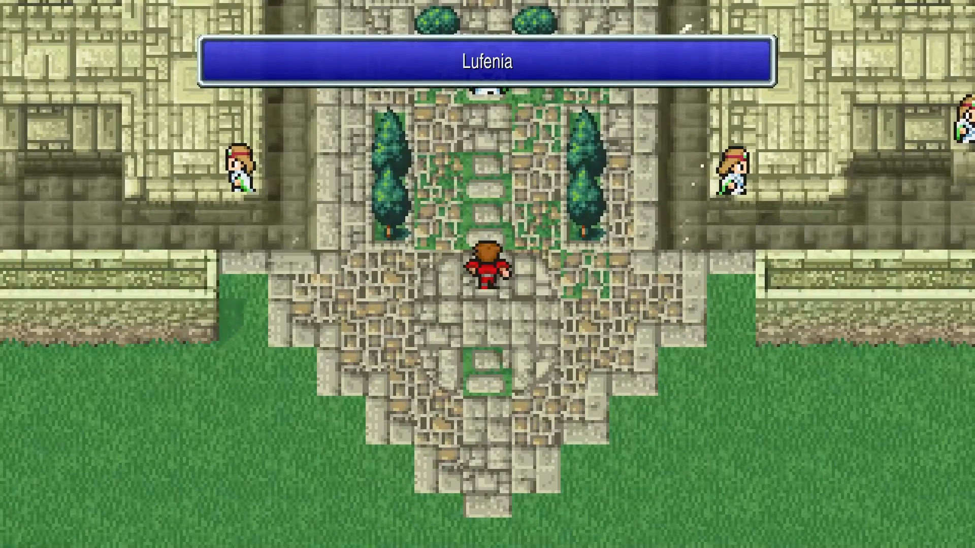 Lufenia town and Dr. Unne in Melmond in Final Fantasy 1