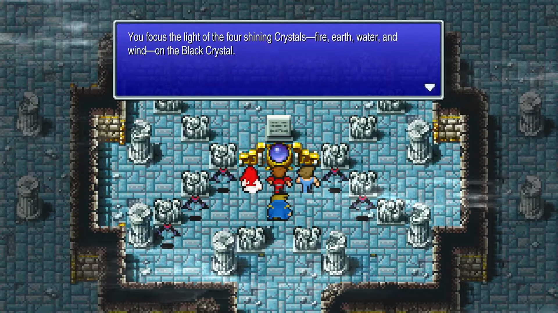 Chaos Shrine 2000 years in the past in Final Fantasy 1