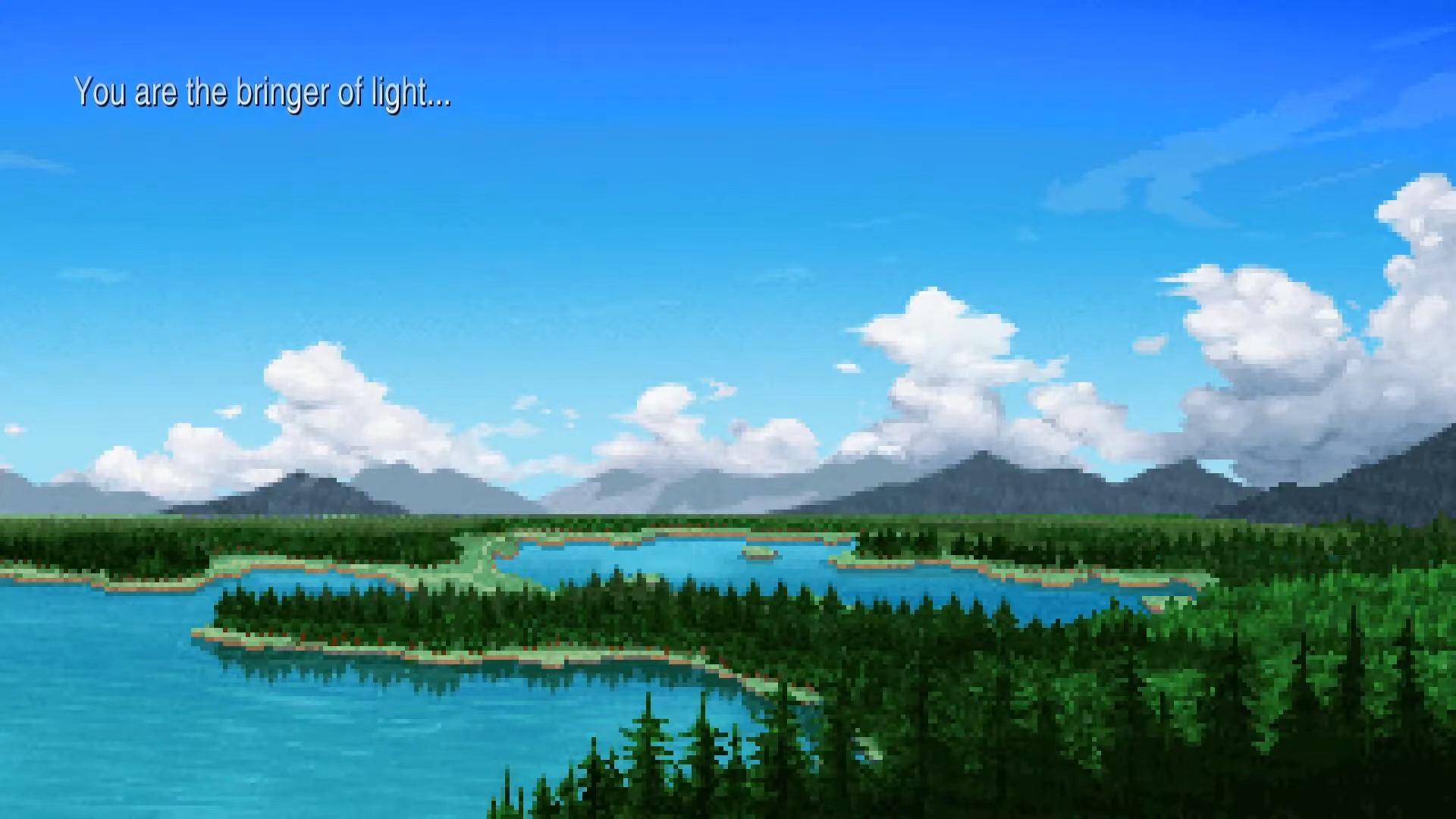 The Warriors of Light look on as peace is restored to the world