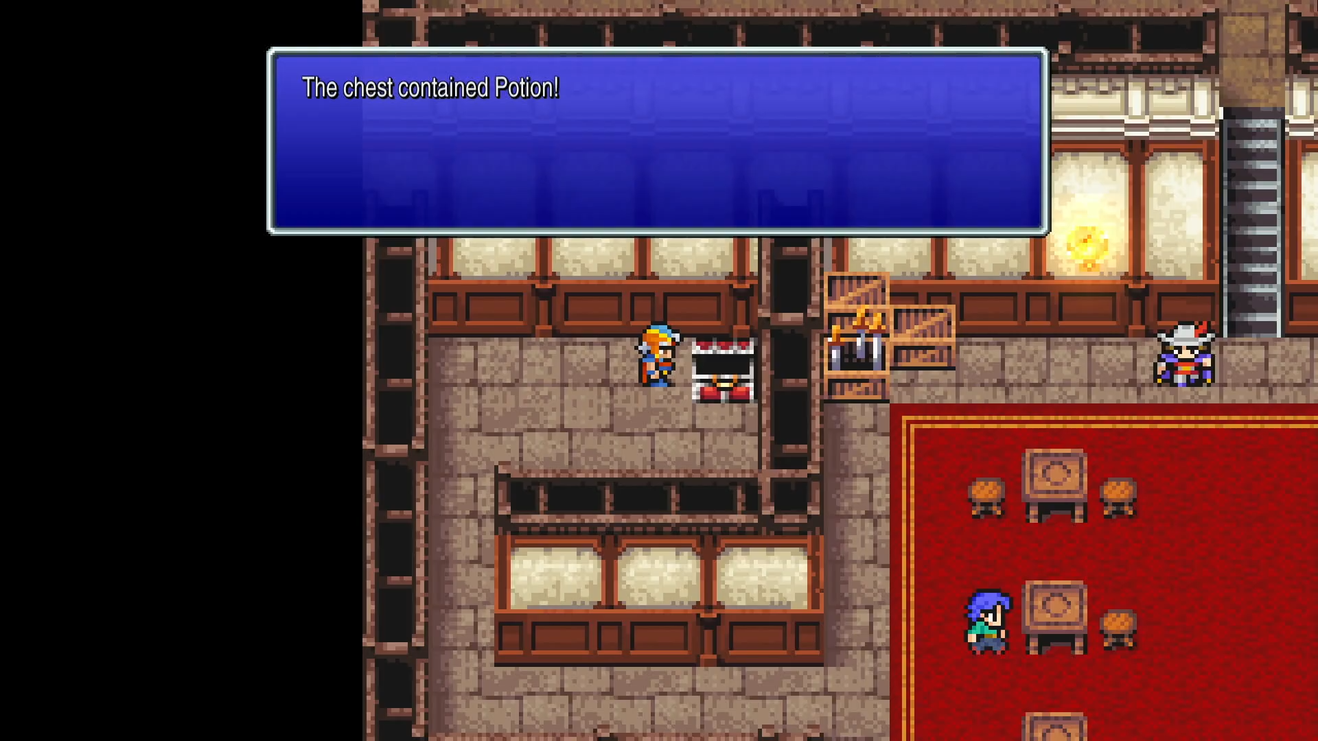 Location of the first treasure chest in Altair's rebel hideout