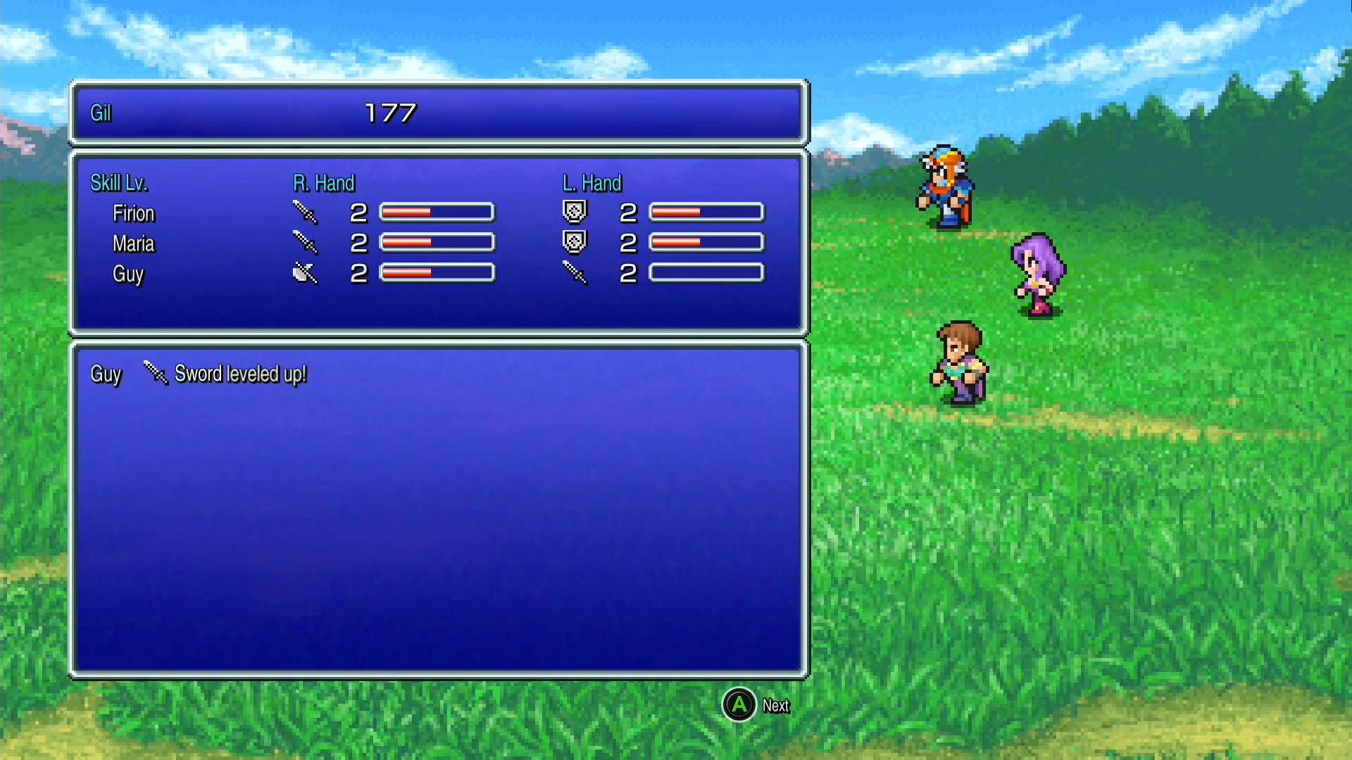 Final Fantasy 2 stat system introduction